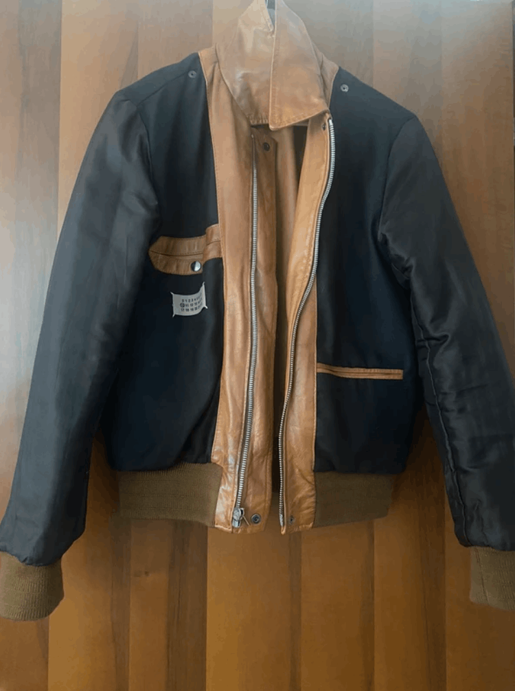 Maison Margiela MAISON MARGIELA Jacket Leather Iconic Aviator Coat Bomber Size US S / EU 44-46 / 1 - 3 Thumbnail