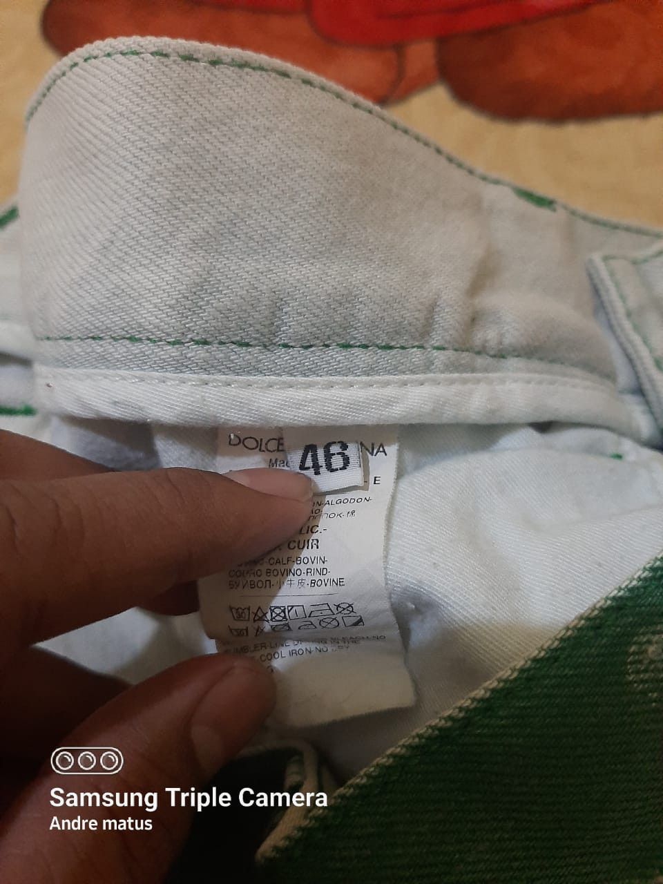 Dolce & Gabbana Dolce & Gabbana painted jeans Size US 31 - 3 Thumbnail