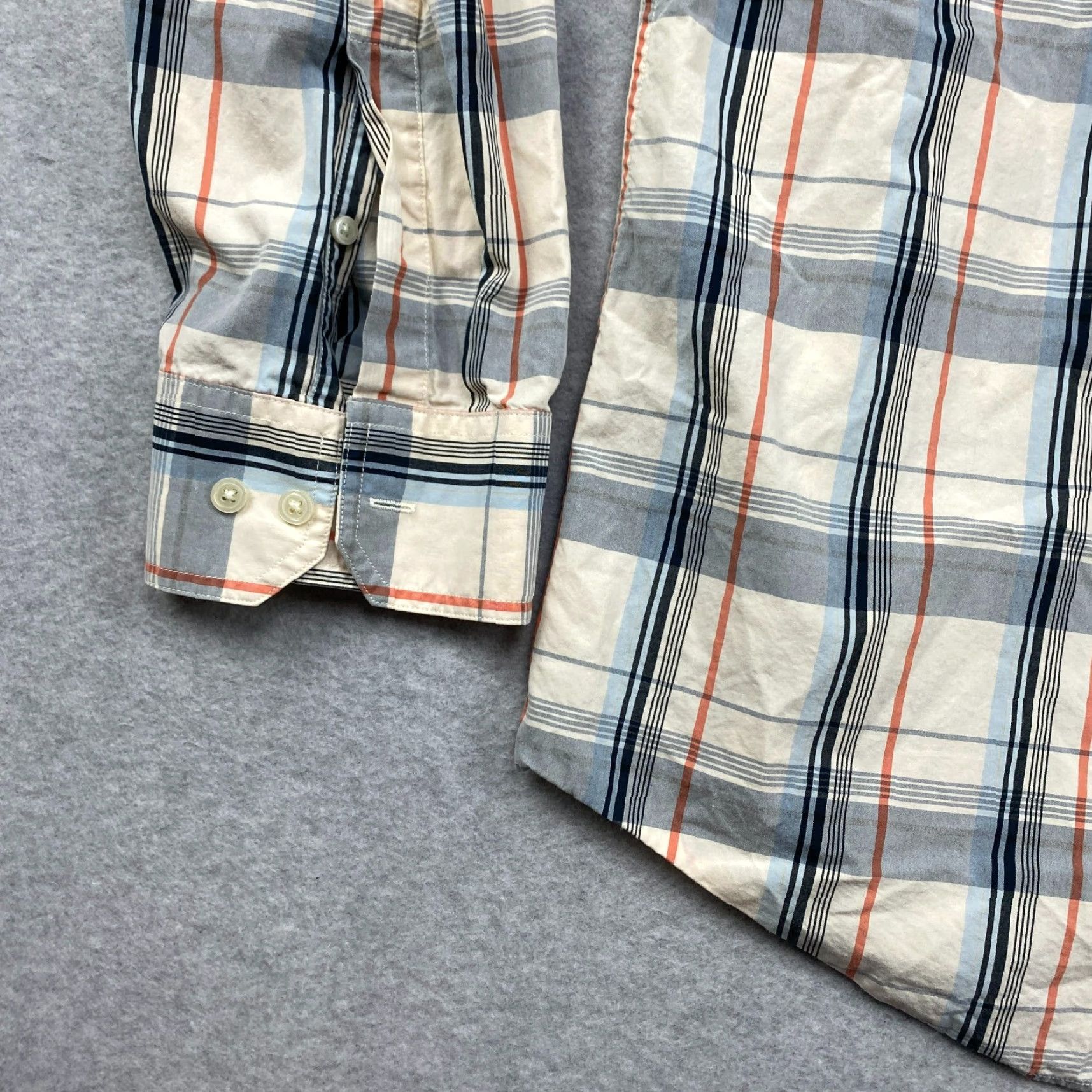 Banana Republic Banana Republic Shirt Mens XL Multicolor Plaid Long Sleeve Flap Pocket Button-Up Size US XL / EU 56 / 4 - 4 Thumbnail