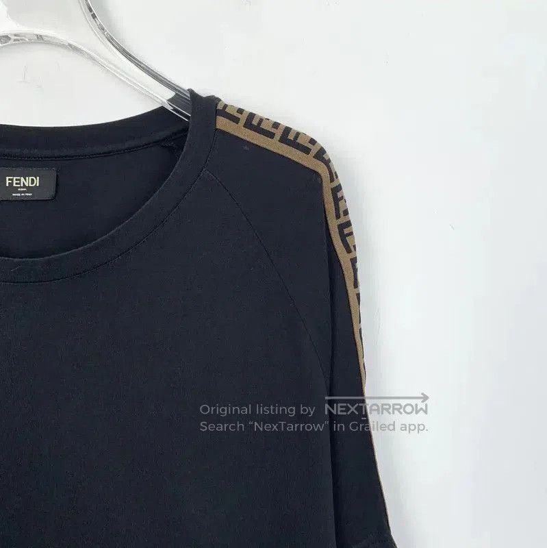 Fendi Fendi Black Cotton Men's Sweatshirt XXL . Size US XXL / EU 58 / 5 - 3 Thumbnail