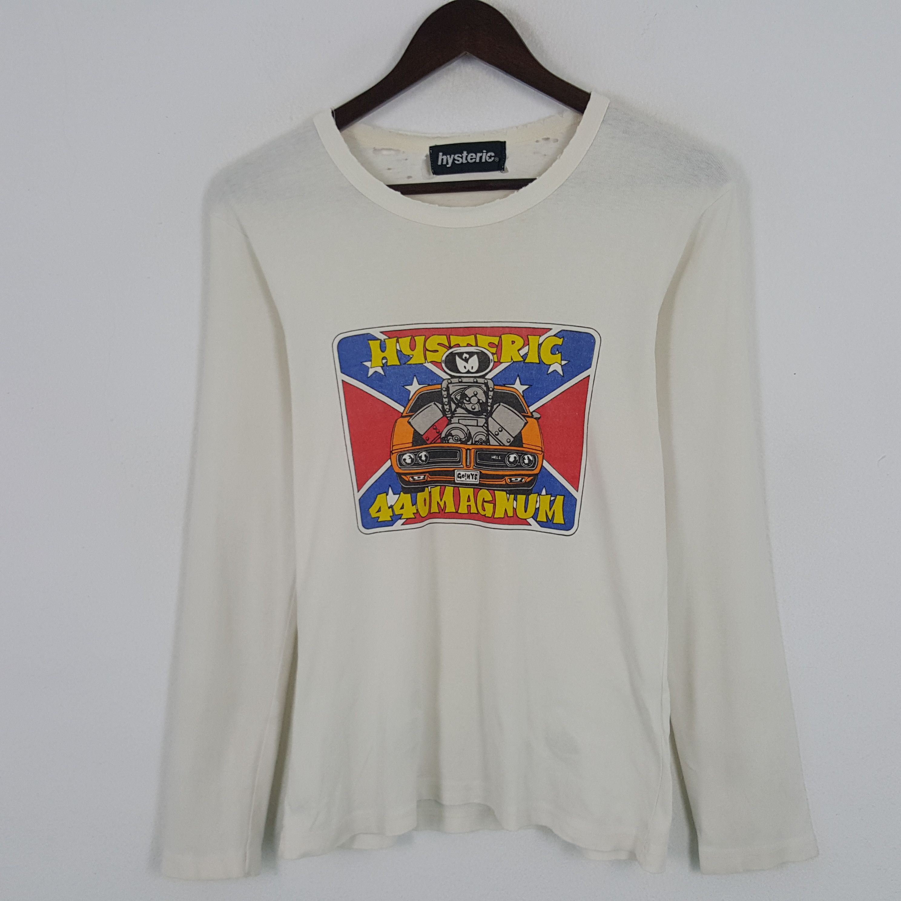 Hysteric Glamour × Vintage Vintage Hysteric Glamour 440 Magnum Tshirt Size US S / EU 44-46 / 1 - 1 Thumbnail