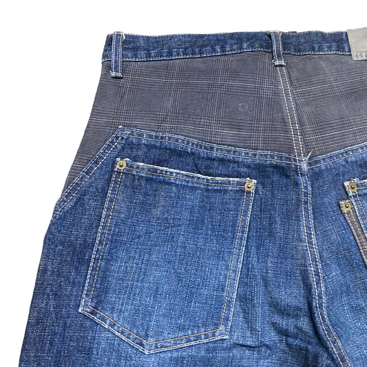 Japanese Brand Japanese Brand HIGHBROW Hybrid Denim Jeans Size US 32 / EU 48 - 10 Thumbnail
