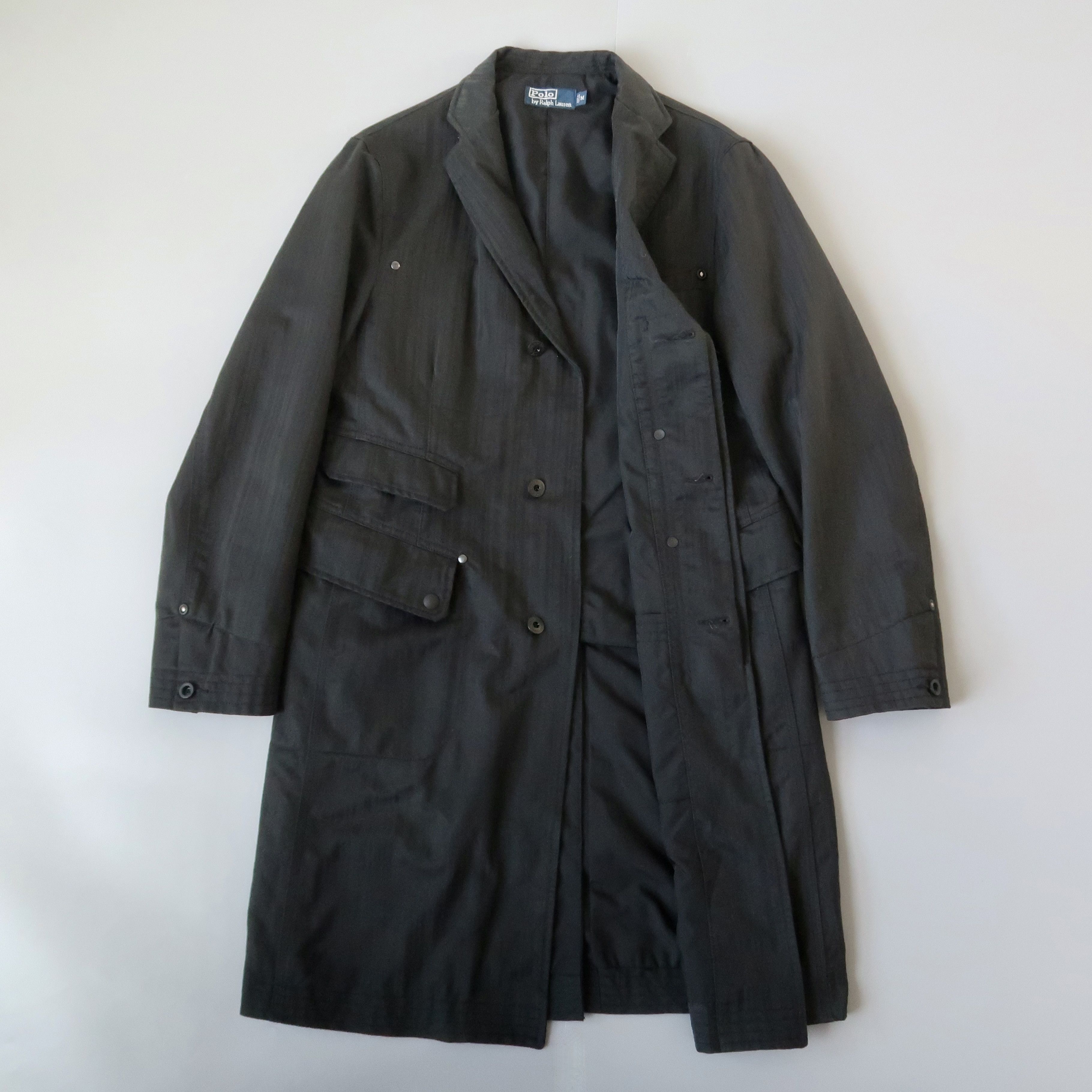 Polo Ralph Lauren 2007 SAMPLE Polo by Ralph Lauren shadow striped Chester coat Size US M / EU 48-50 / 2 - 2 Thumbnail
