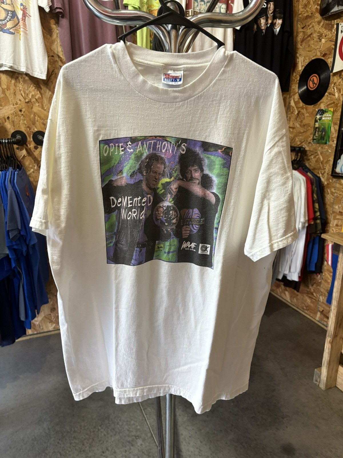 Band Tees 1990’s Opie and Antony’s demented world Radio T-Shirt Size US XL / EU 56 / 4 - 1 Thumbnail