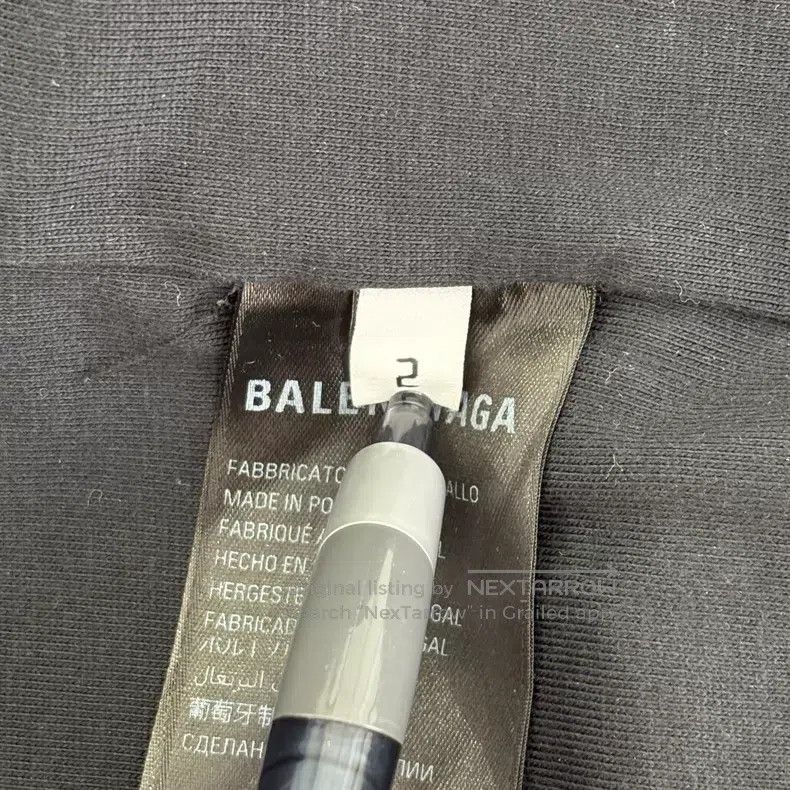 Balenciaga Balenciaga Black aged short-sleeved Size US M / EU 48-50 / 2 - 5 Thumbnail