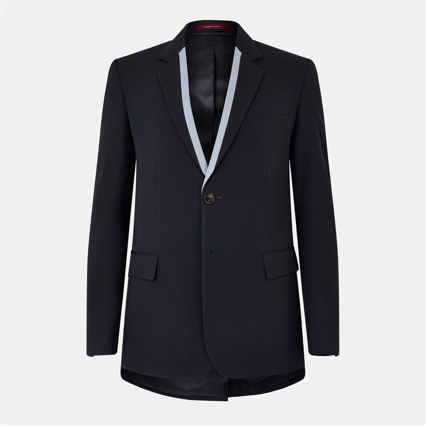 Gucci o1g2r1mq0426 Single Breasted Contrast Blazer in Blue Size US S / EU 44-46 / 1 - 1 Thumbnail