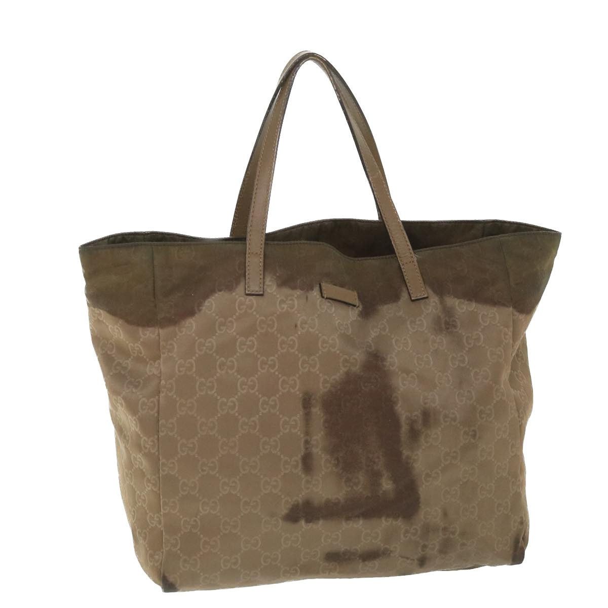 Gucci GUCCI GG Canvas Tote Bag Brown Size ONE SIZE - 1 Thumbnail
