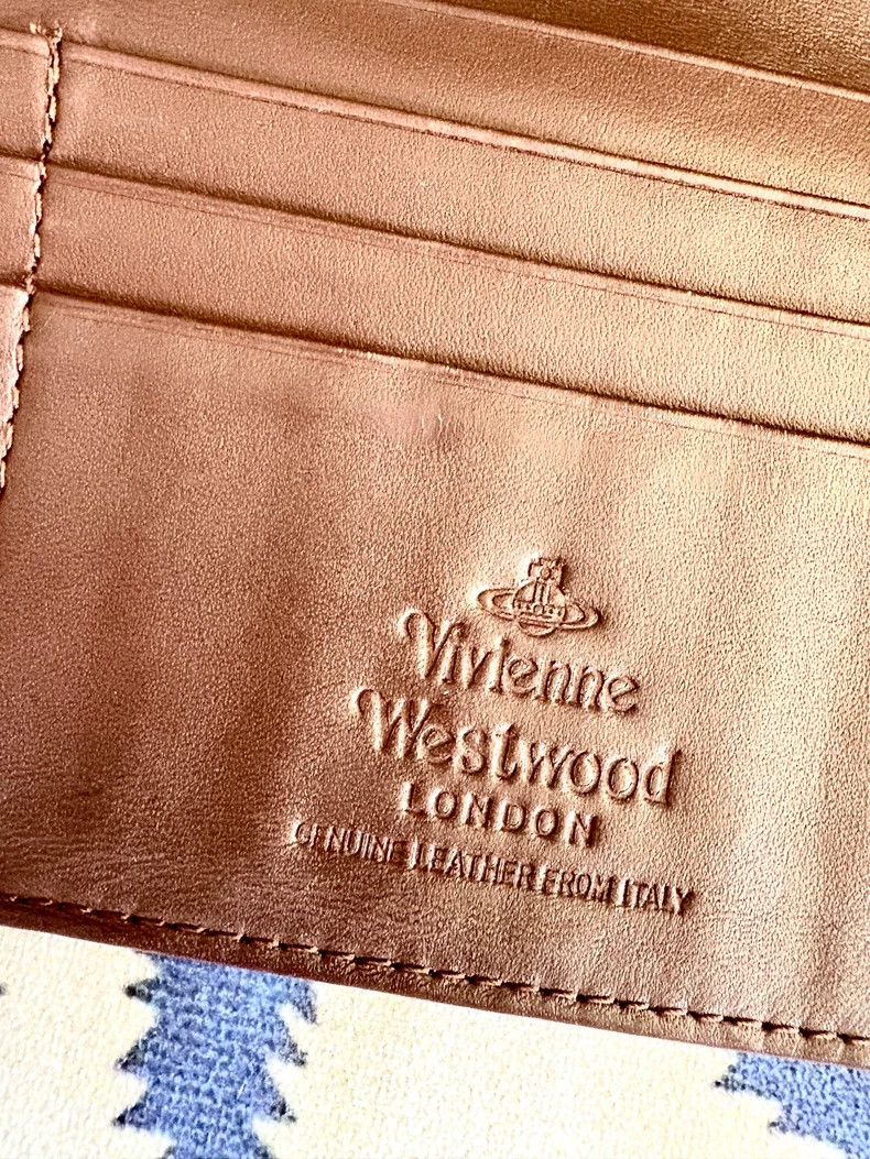 Vivienne Westwood Vivienne Westwood Black leather love Saturn embossed walle Size ONE SIZE - 4 Thumbnail