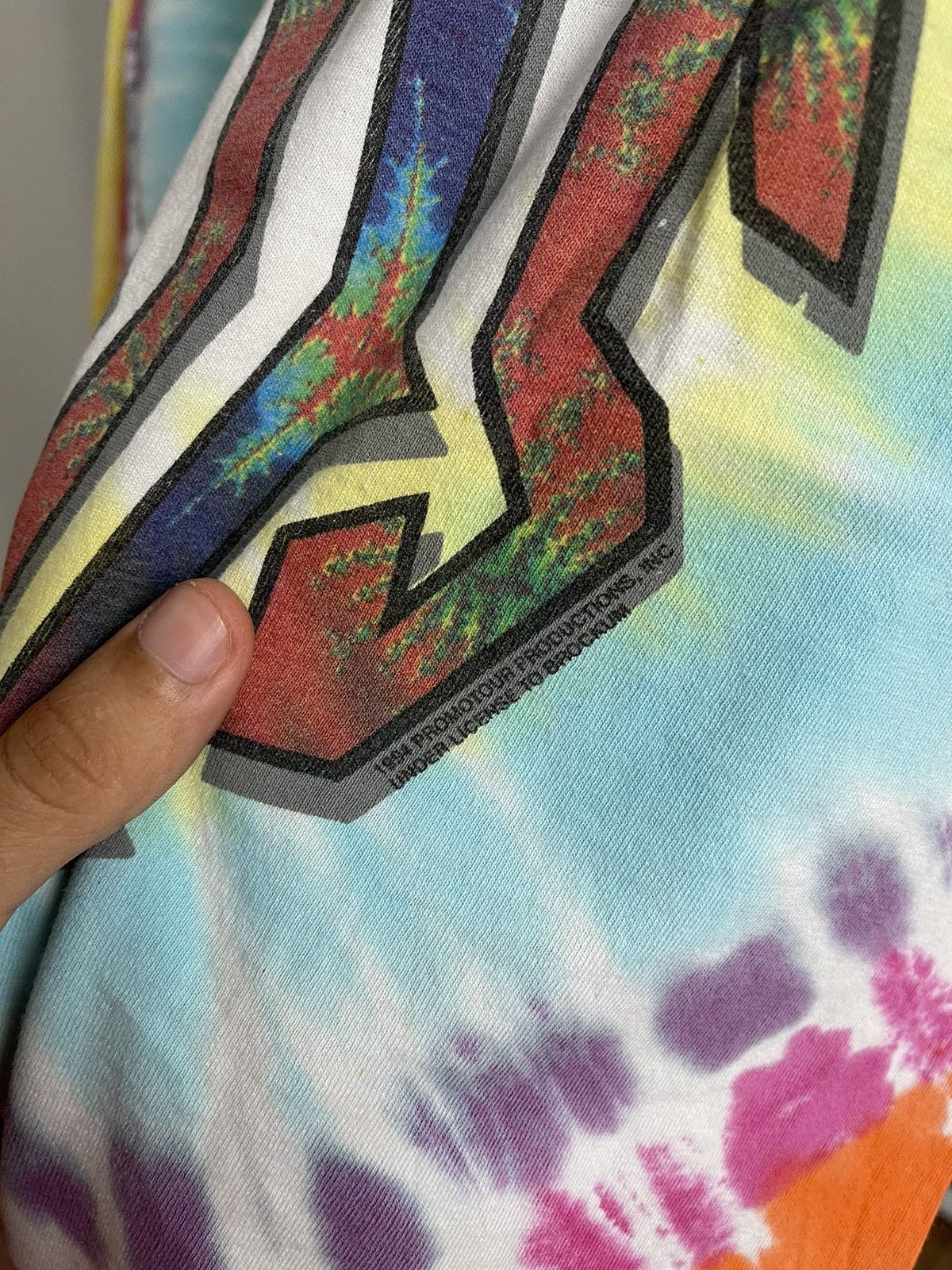 Band Tees 1994 The Rolling Stones Vintage Psychedelic T-Shirt Tee Band Size US XL / EU 56 / 4 - 11 Thumbnail