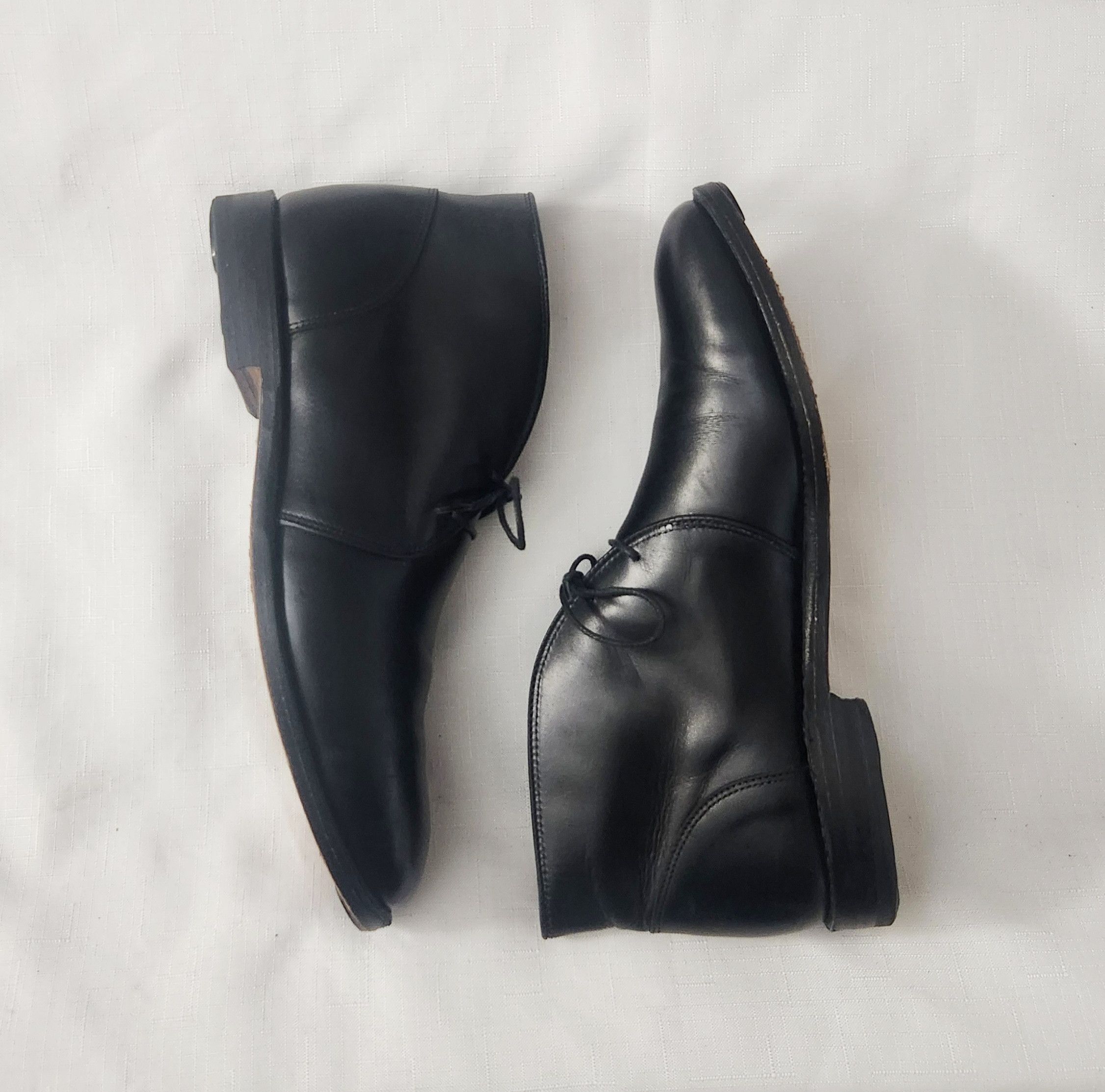 Allen Edmonds Mens Williamsburg Black Leather Chukka Boots