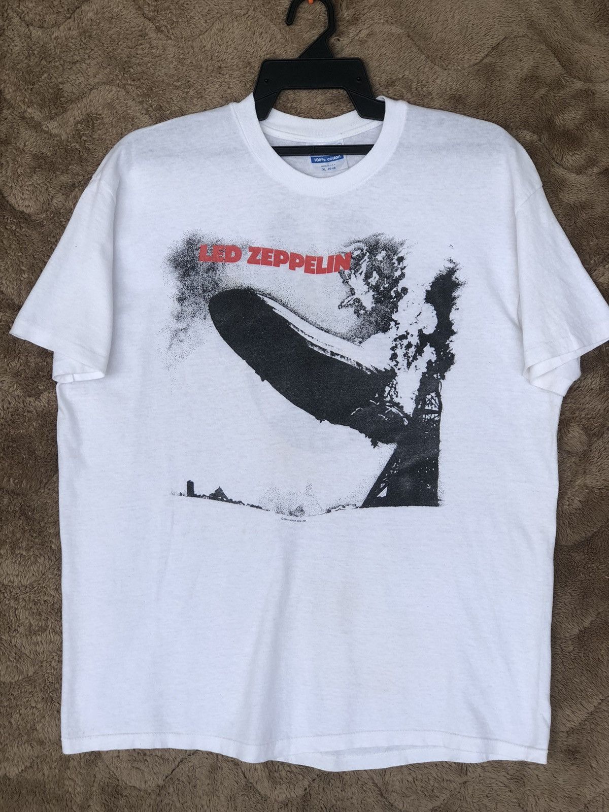 Led Zeppelin Vintage 80s LED ZEPPELIN Rock N Roll Legend Size US L / EU 52-54 / 3 - 1 Thumbnail