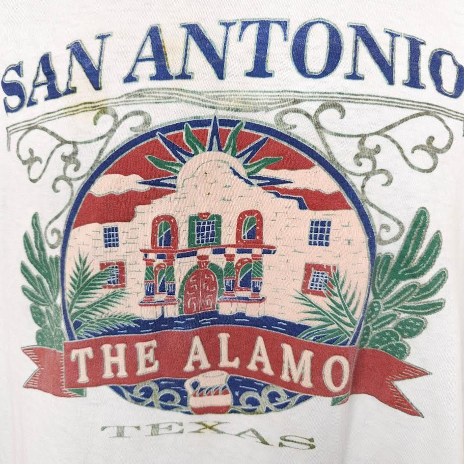 Vintage Vintage San Antonio T Shirt Mens Size Large White 90s Alamo Size US L / EU 52-54 / 3 - 2 Thumbnail