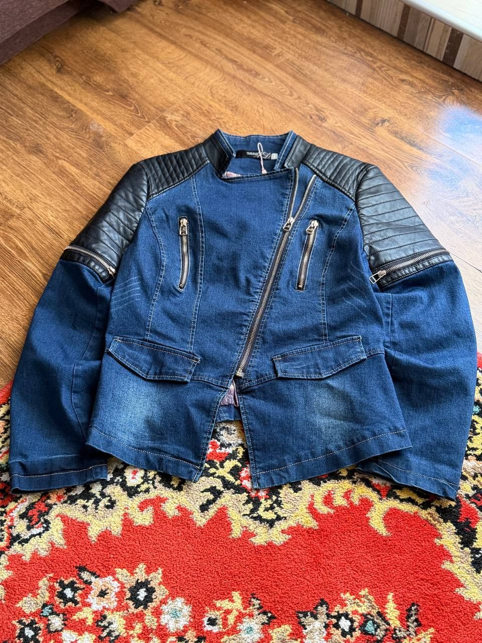Japanese Brand Vintage 00's Archive Denim Tornado Mart Style Y2K Jacket Size US S / EU 44-46 / 1 - 2 Thumbnail