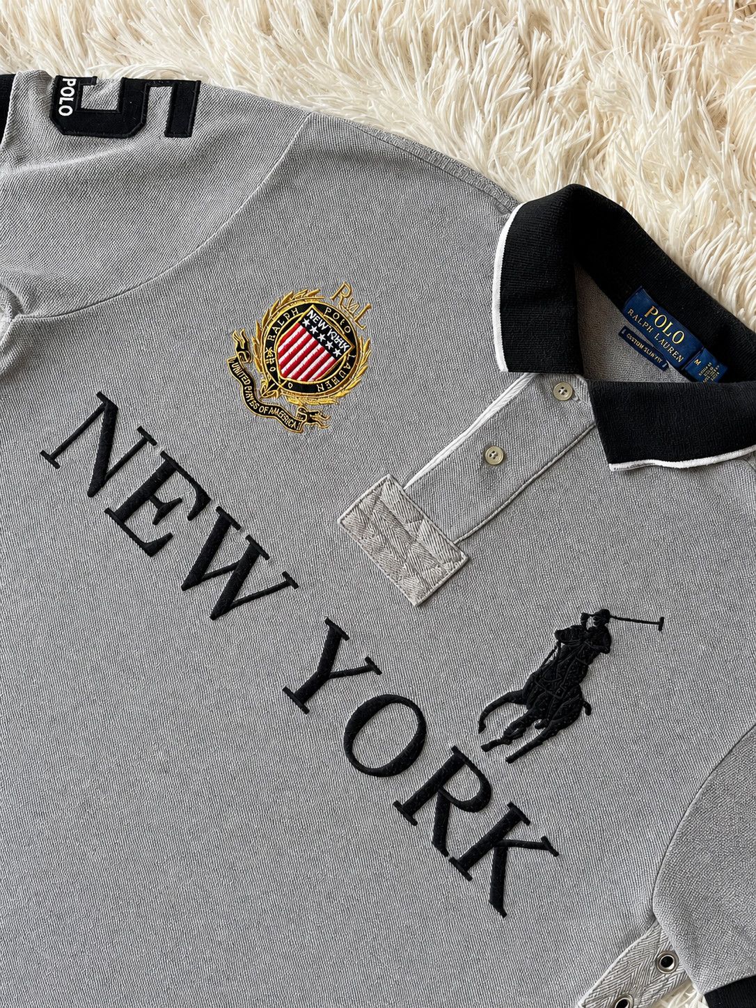 Polo Ralph Lauren T-Shirt Polo Ralph Lauren New York Chief Keef Grey Size US M / EU 48-50 / 2 - 3 Thumbnail