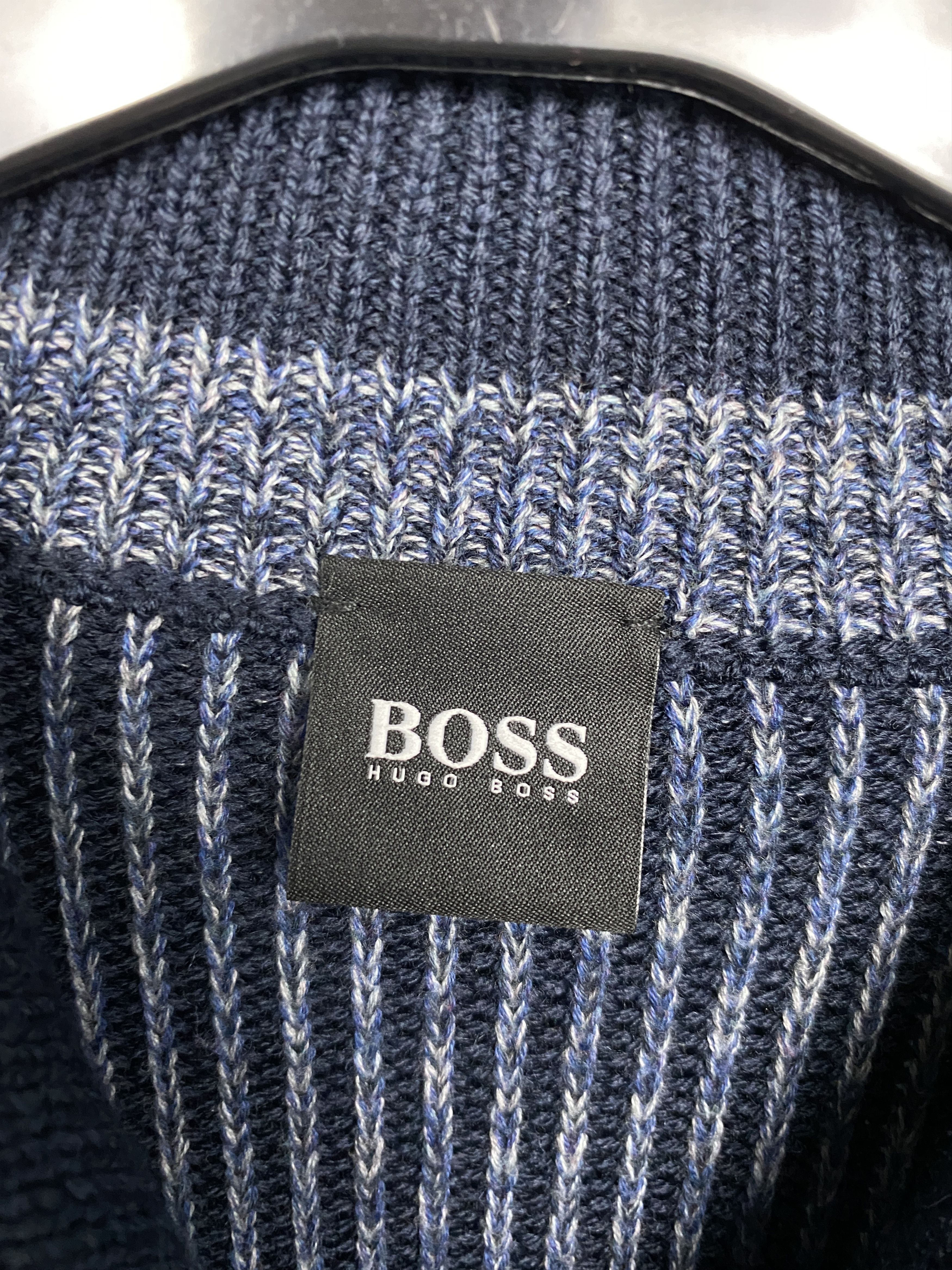 Hugo Boss Hugo Boss Vintage Mens Wool Knit Full Zip Sweater Size US S / EU 44-46 / 1 - 3 Thumbnail