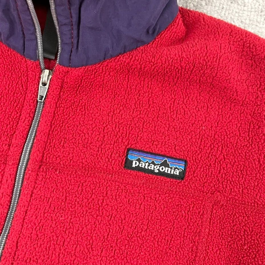 Patagonia VINTAGE Patagonia Jacket Womens M Red Fleece Polartec R3 Radiant Regulator USA Size M / US 6-8 / IT 42-44 - 2 Thumbnail