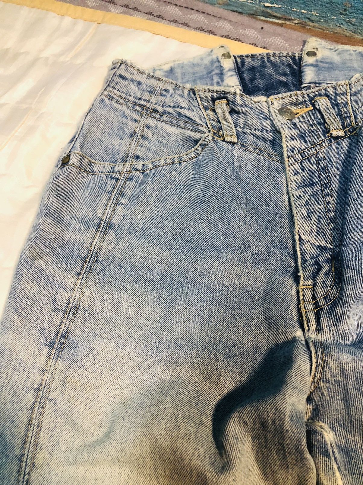 Japanese Brand Climax Double Zipper Jeans (10) Size US 26 / EU 42 - 5 Thumbnail