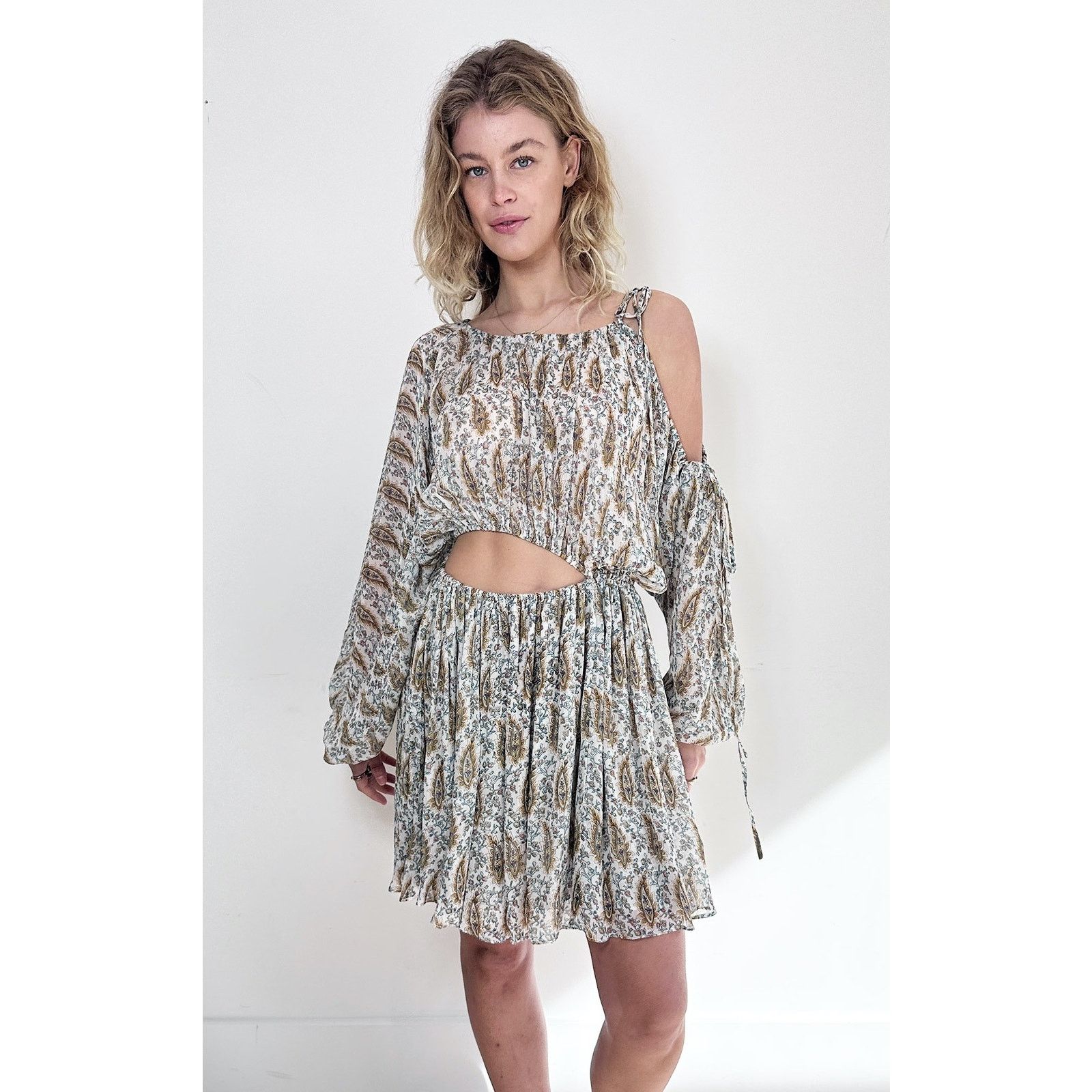 Scanlan Theodore Scanlan Theodore Foulard Mini Dress Size M / US 6-8 / IT 42-44 - 3 Thumbnail