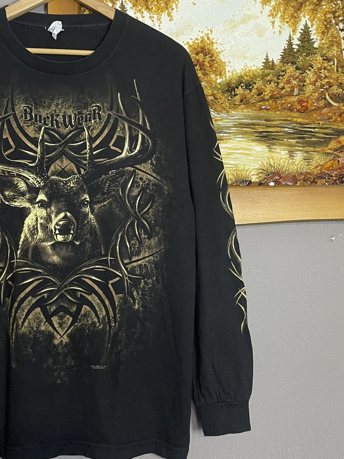 Band Tees Rare Vintage Buck Wear Realtree Tribal Logo Long Sleeve Y2K Size US L / EU 52-54 / 3 - 5 Thumbnail