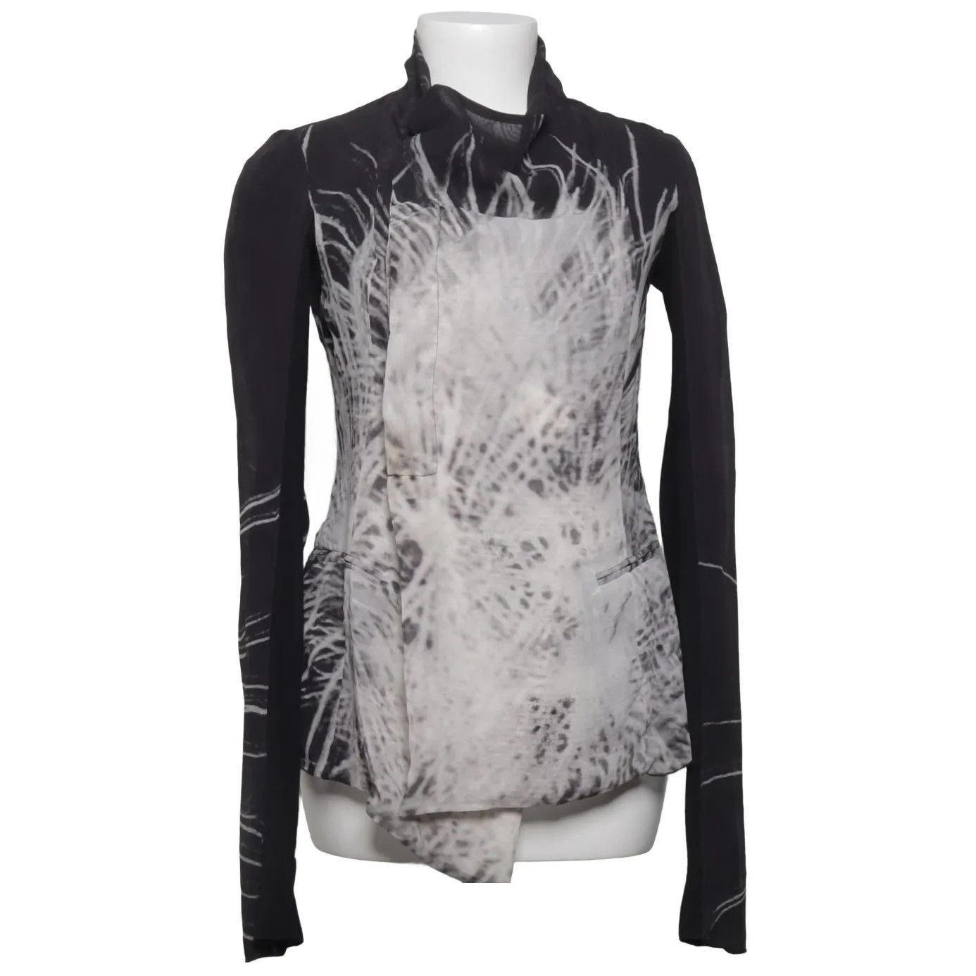 Rick Owens Sheer Panel Tie-Dye Cardigan, Rick Owens. Size S / US 4 / IT 40 - 1 Thumbnail