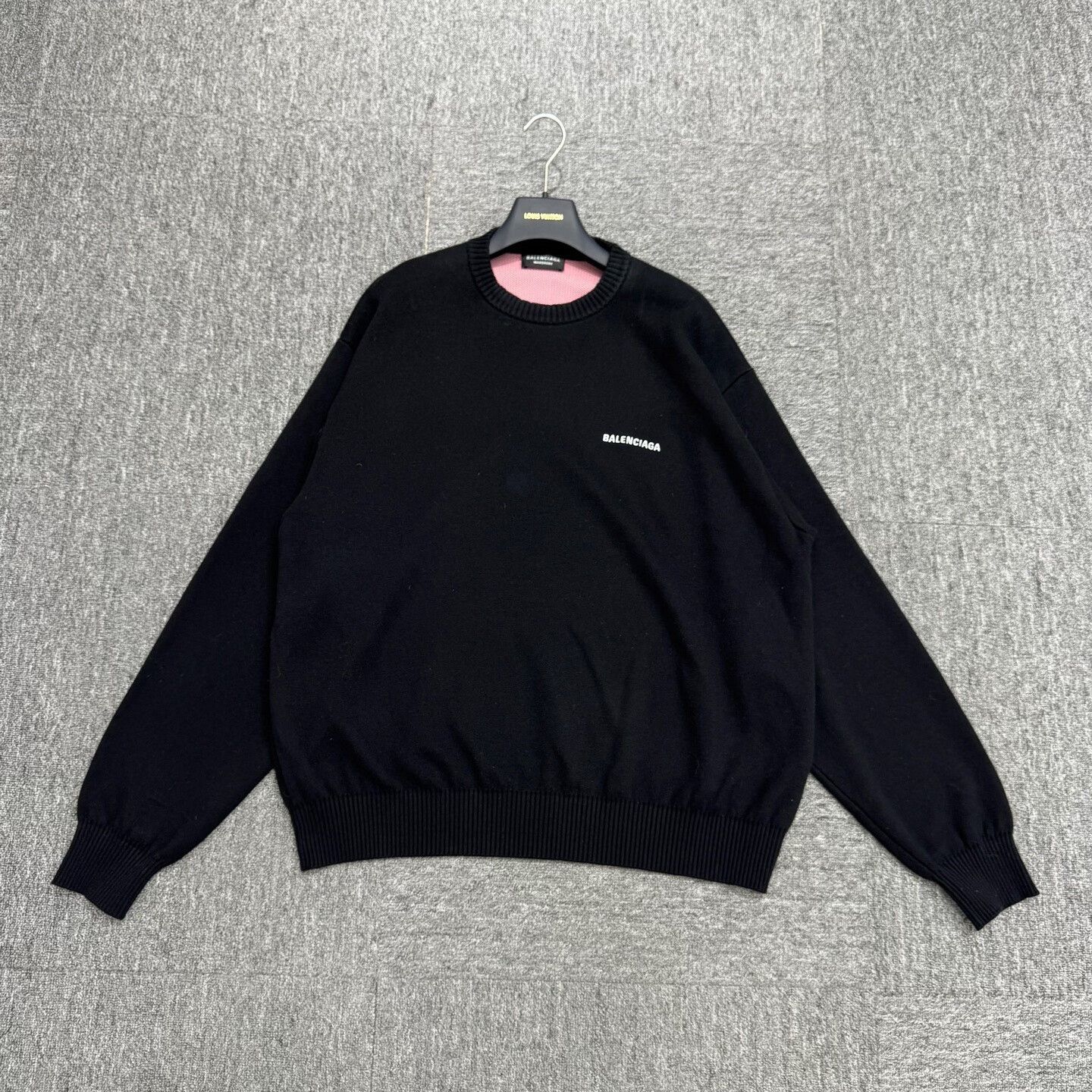 Balenciaga balenciaga woven sweater with logo detail Size US M / EU 48-50 / 2 - 1 Thumbnail