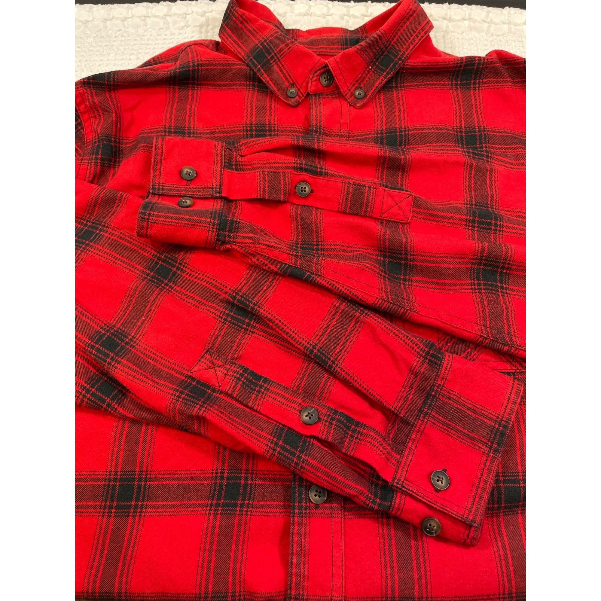 Other 40 Grit By Duluth Men's Red Flannel Long SLeeve Button up Sh Size US XL / EU 56 / 4 - 5 Thumbnail