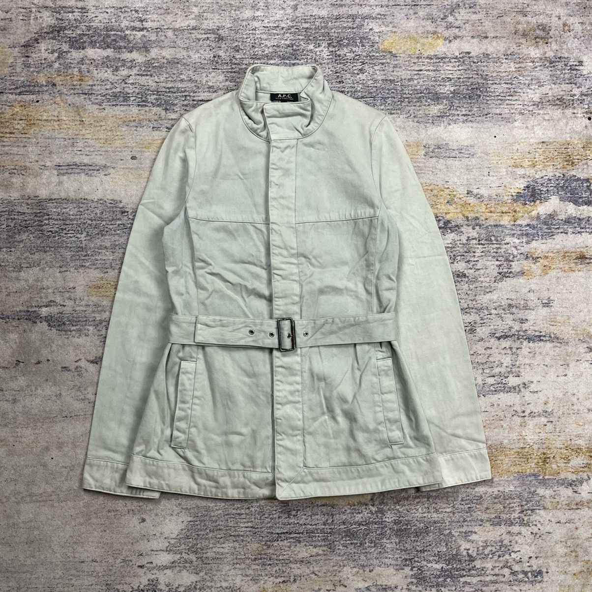 A.P.C. A.p.c belted coat jacket Size US M / EU 48-50 / 2 - 1 Thumbnail
