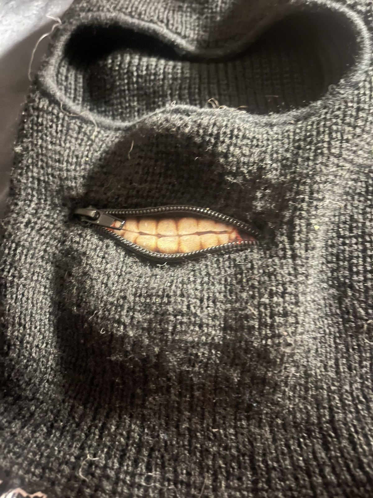 Other FUCKYOURBRAND Teeth zipper balaclava Size ONE SIZE - 2 Thumbnail
