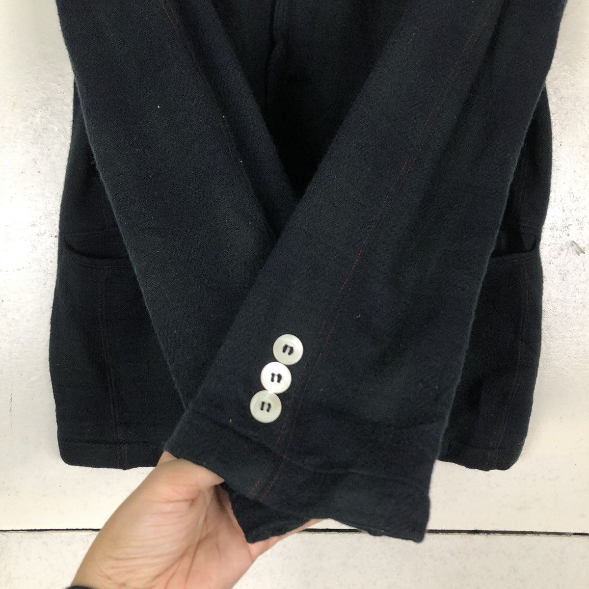 Issey Miyake 🔥VINTAGE WORK WOOL JACKET CHORE PICCOLO JAPAN Size US M / EU 48-50 / 2 - 15 Thumbnail