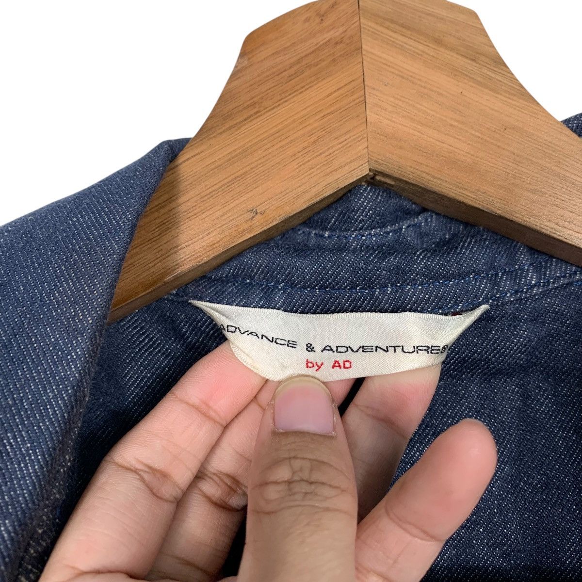 Japanese Brand ADVANCE & ADVENTURES Blue Denim Casual Jacket #1664-C74 Size M / US 6-8 / IT 42-44 - 15 Thumbnail