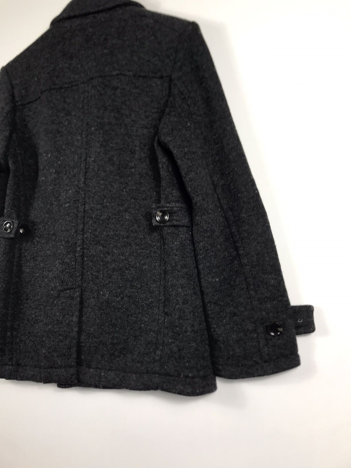 Comme Ca Ism 🔥Comme Ca Men Wool Double Breast Peacoat Size US S / EU 44-46 / 1 - 14 Thumbnail