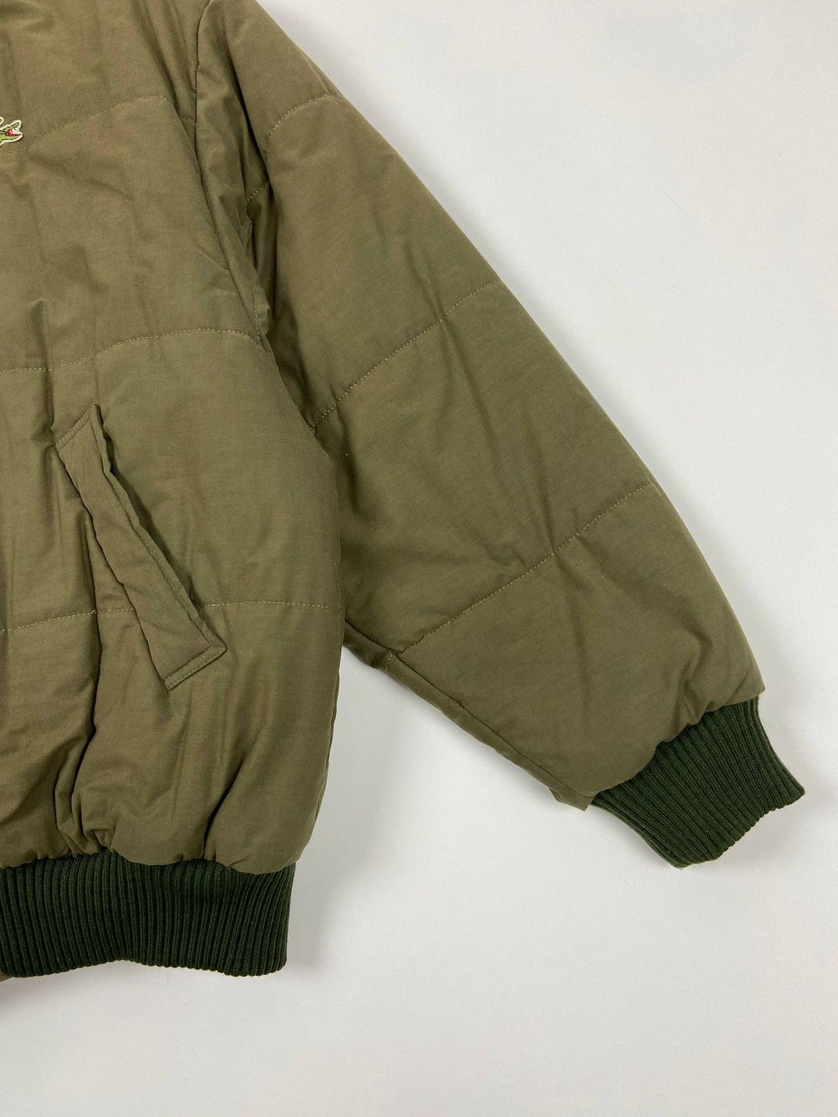 Lacoste Vintage Chemise Lacoste Bomber Jacket Puffer Rare Size US L / EU 52-54 / 3 - 3 Thumbnail