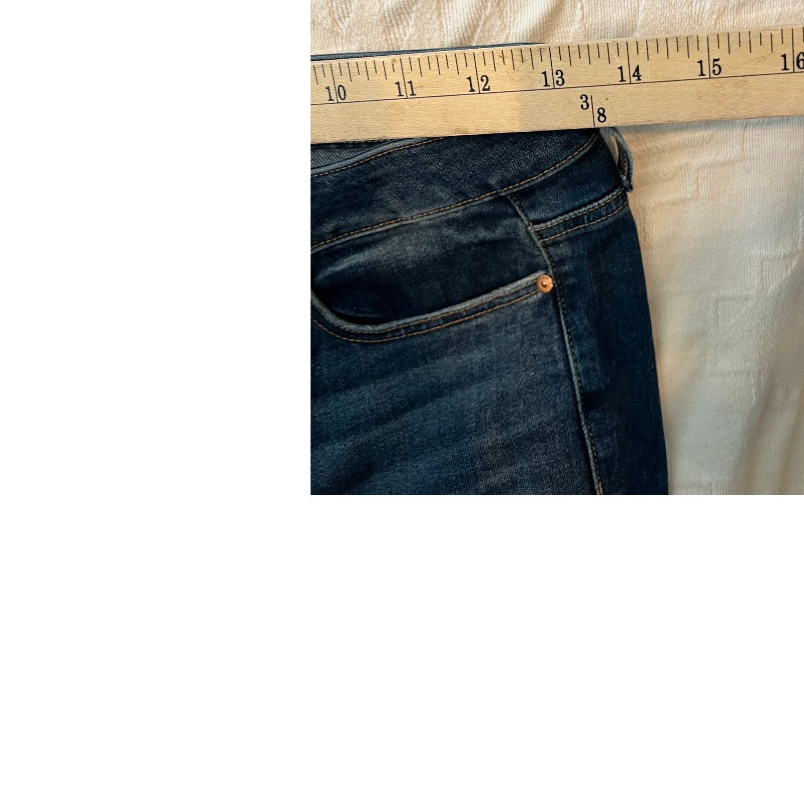 Paige Paige Hoxton Ultra Skinny Blue Jeans Womans Sz 28x30 Size 38" / US 16 / IT 52 - 4 Thumbnail