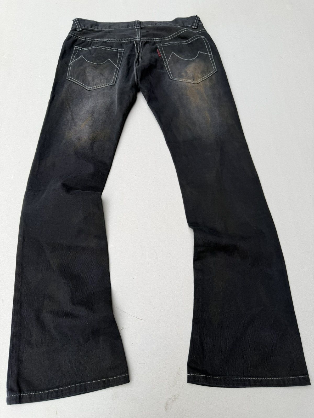 Japanese Brand Tornado Mart Lace up flare pants Size US 29 - 5 Thumbnail