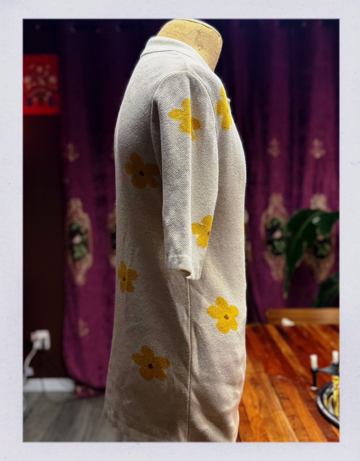 Asos 🌼 Retro Knit Flower Shirt Size US M / EU 48-50 / 2 - 6 Thumbnail