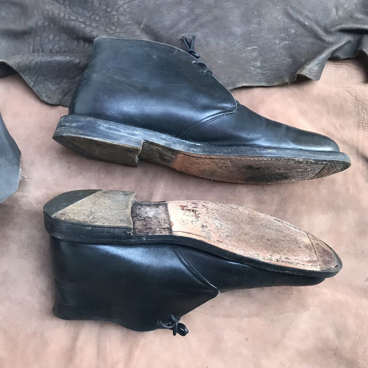 Church's CHURCHS MADE IN ENGLAND CUSTOM GRADE BLACK SMOOTH LEATHER Size US 10.5 / EU 43-44 - 7 Thumbnail
