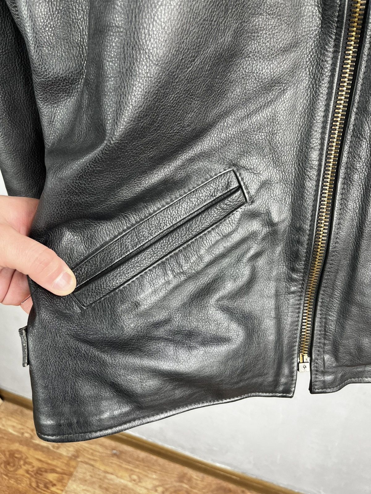 Leather Flying wear leather jacket vintage 90s Size US M / EU 48-50 / 2 - 10 Thumbnail