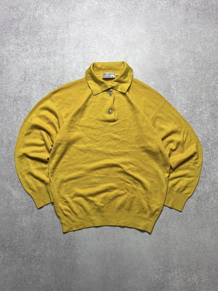 Brunello Cucinelli VINTAGE BRUNELLO CUCINELLI POUR EICKHOFF POLO SWEATER L Size US L / EU 52-54 / 3 - 1 Thumbnail