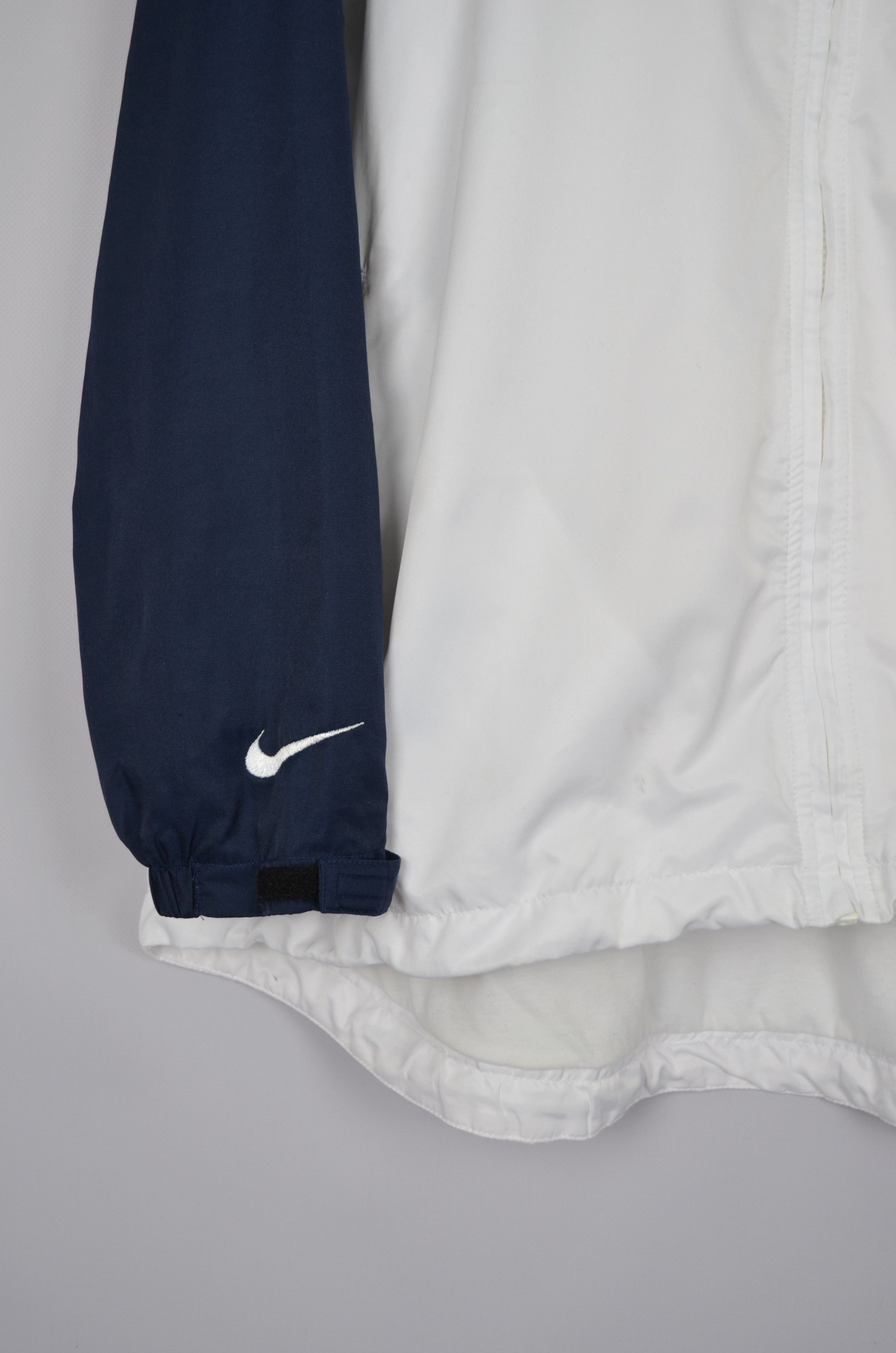 Nike × Vintage 90's Nike Court Jacket White/Navy Size XL Vintage y2k Size US XL / EU 56 / 4 - 7 Thumbnail