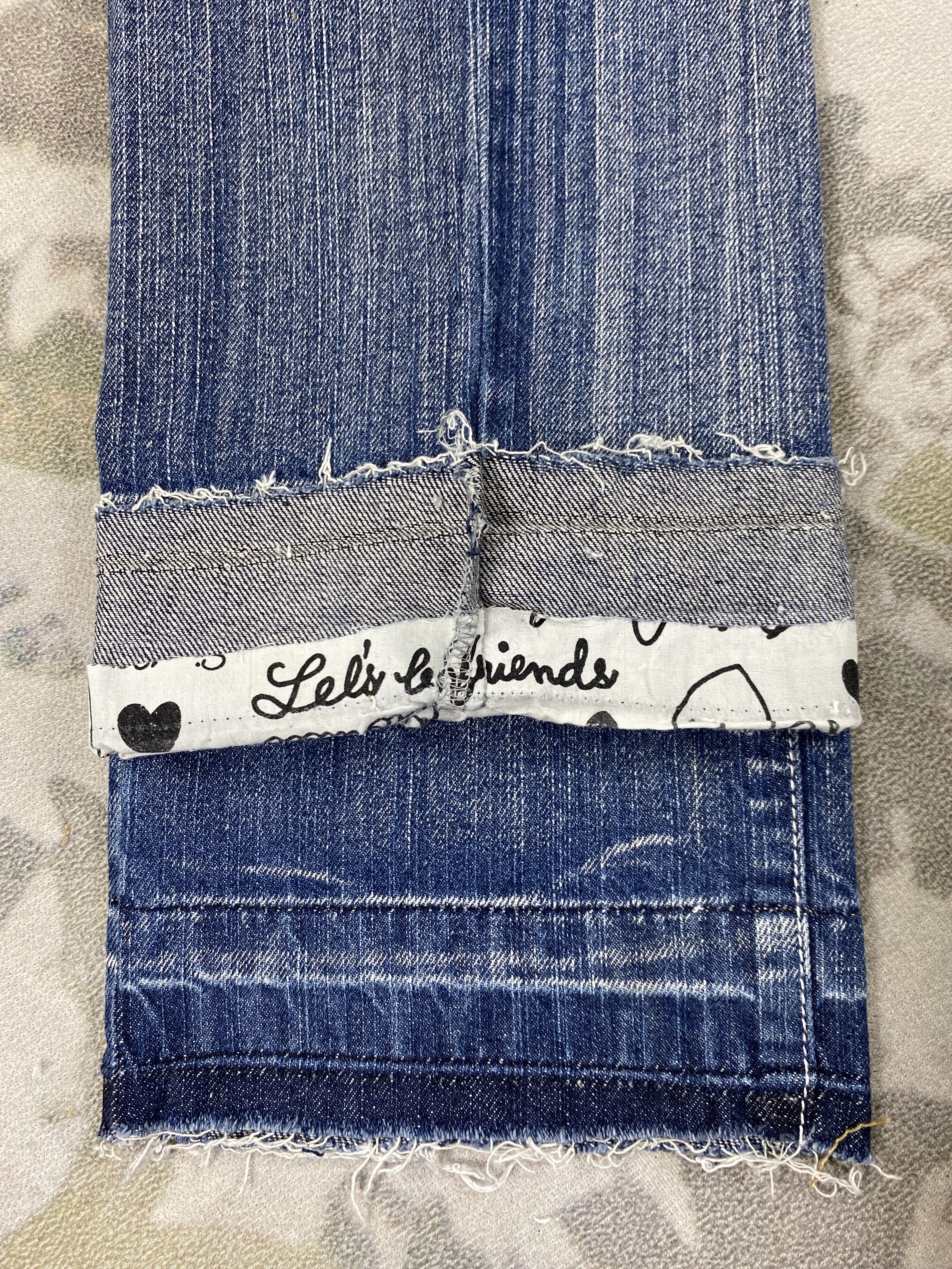 Japanese Brand Blue Vintage Fiorucci Jeans 31x30.5 Denim- JN3759 Size 31" - 12 Thumbnail