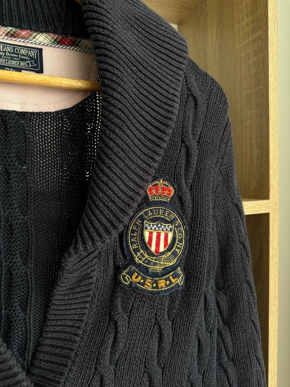 Polo Ralph Lauren × Vintage Vintage Polo Ralph Lauren Cardigan Knit Blue PRL Sweater Size US XL / EU 56 / 4 - 10 Thumbnail