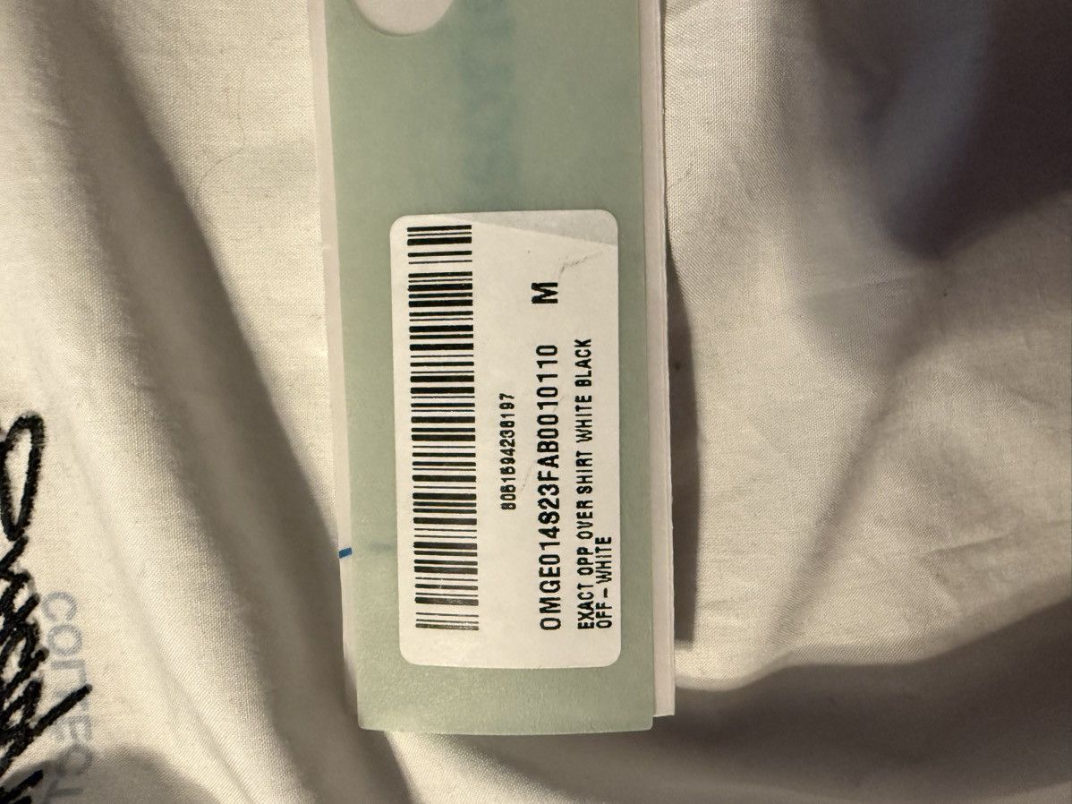 Off-White Off-White Exact Opp cotton shirt Size US M / EU 48-50 / 2 - 4 Thumbnail