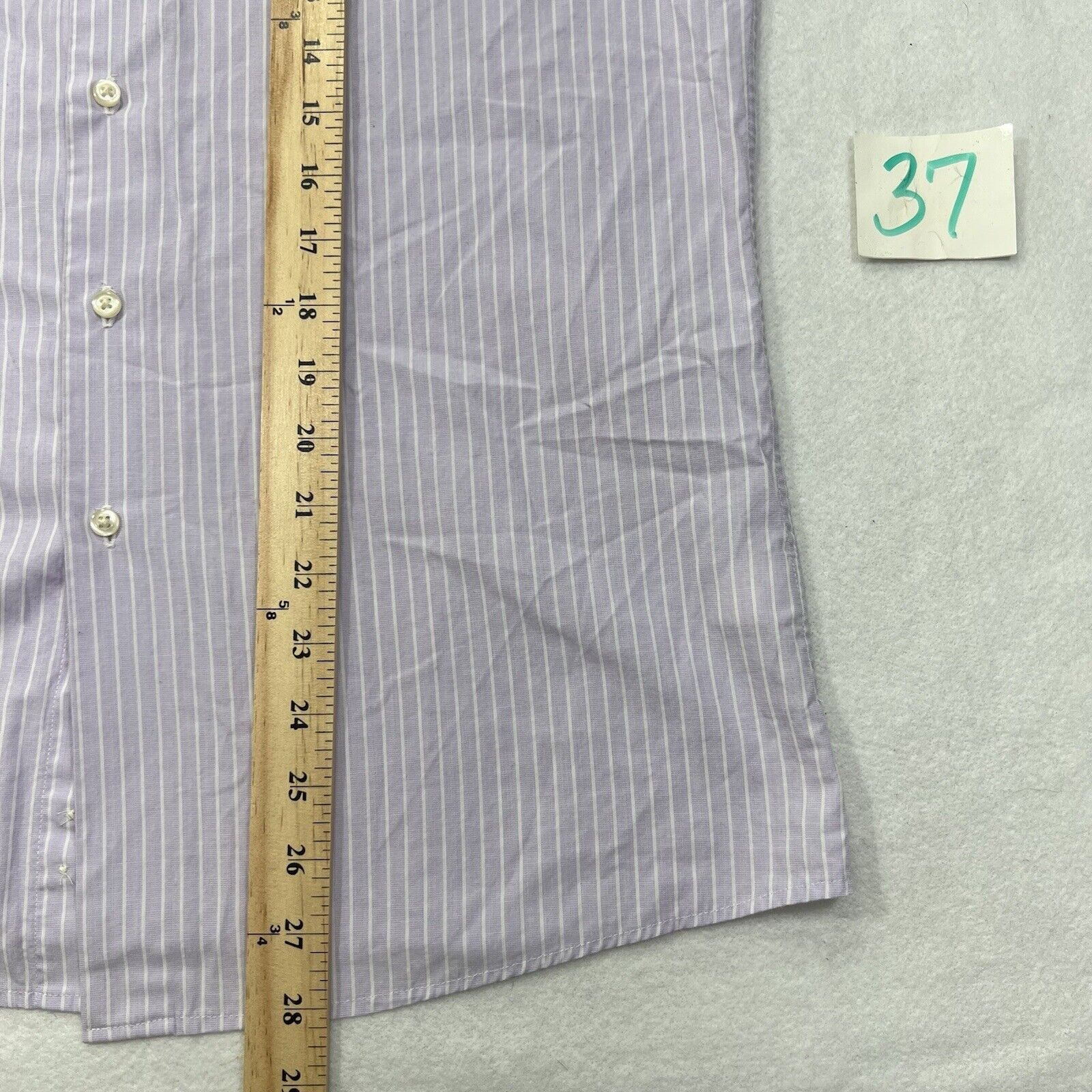 Dockers Dockers Medium 15 Fitted Purple Button Front Dress Shirt Size US M / EU 48-50 / 2 - 8 Thumbnail