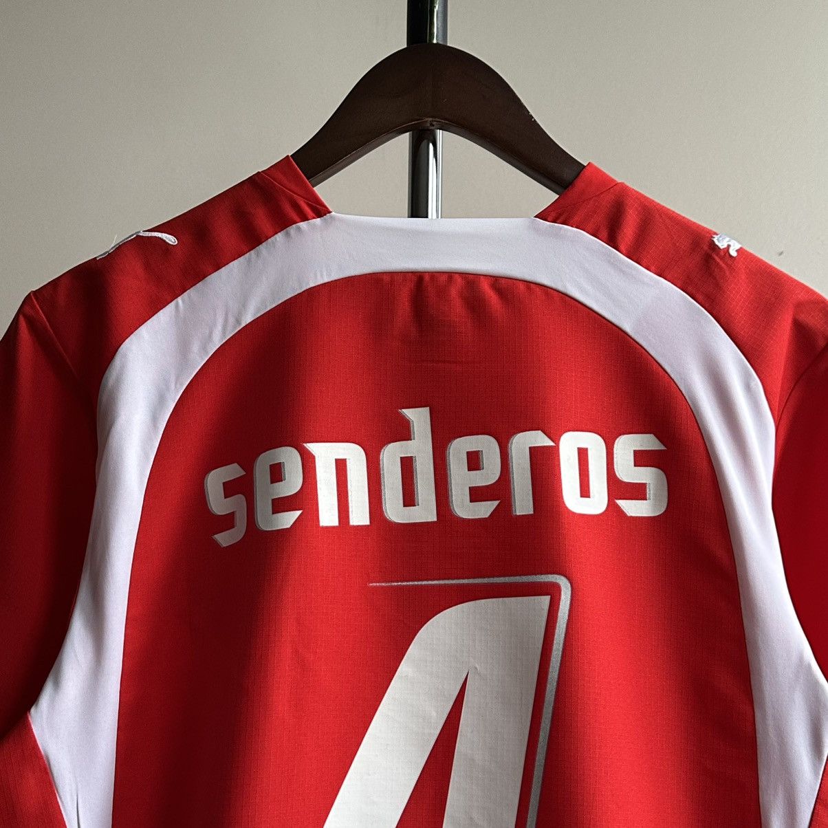 Puma Sanderos #4 Puma Switzerland 2006/08 Soccer Jersey Size US S / EU 44-46 / 1 - 4 Thumbnail