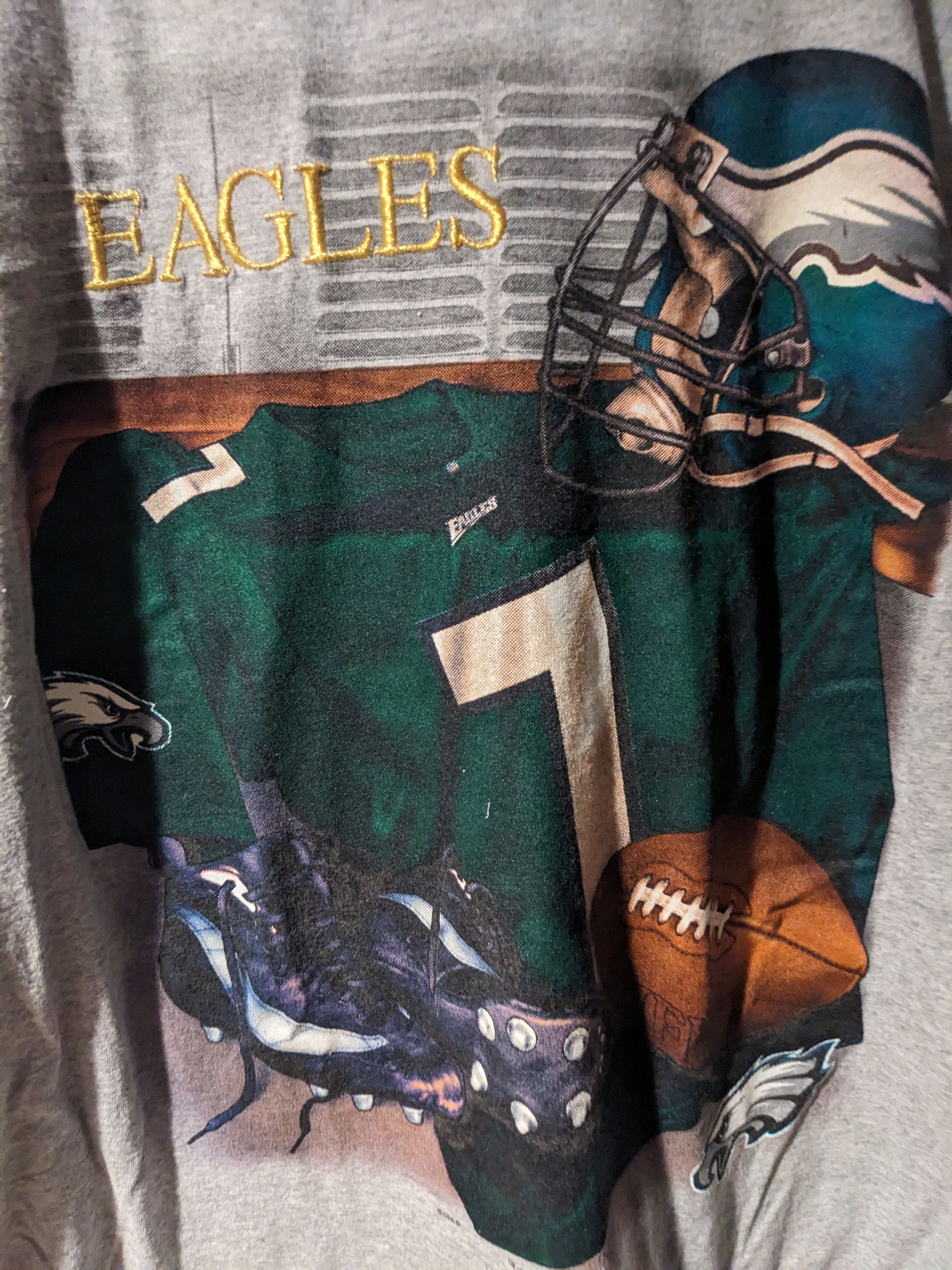 NFL Vintage 1998 Philadelphia Eagles NFL Football Large T-Shirt Size US L / EU 52-54 / 3 - 2 Thumbnail