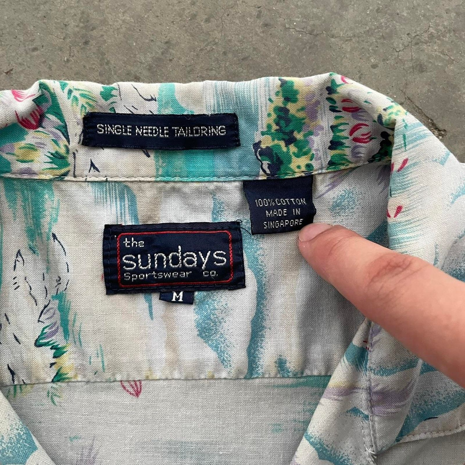 Vintage Vintage The Sundays Thin Hawaiian Shirt Size US M / EU 48-50 / 2 - 4 Thumbnail