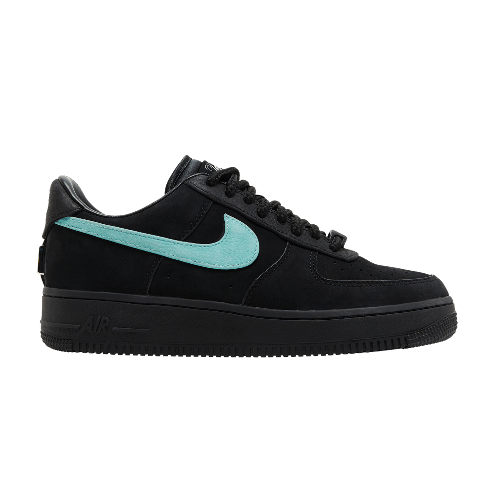image of Tiffany & Co. X Air Force 1 Low 1837 Shoes in Black, Men's (Size 9)