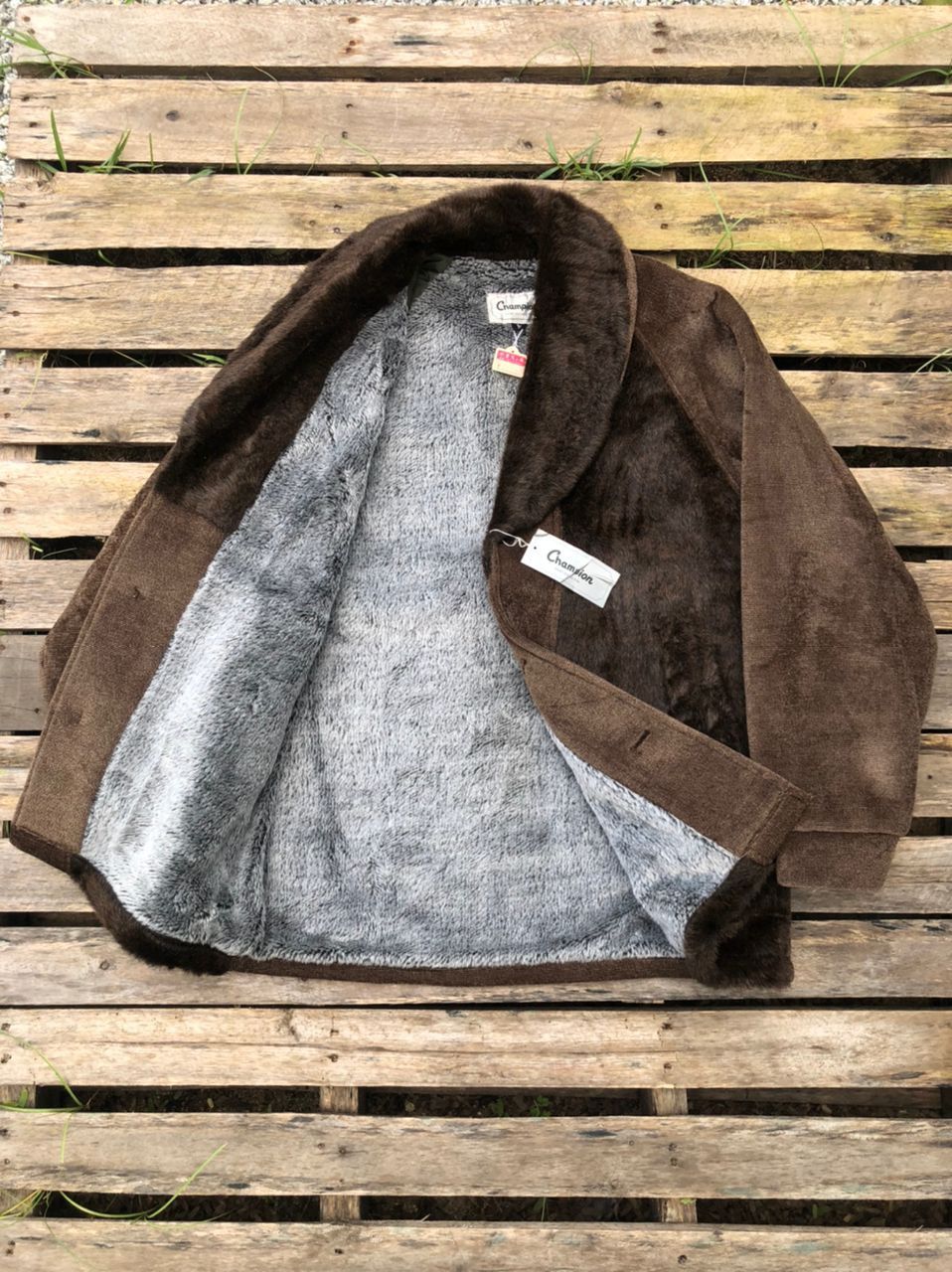 Champion × Vintage Vintage Champion Good Collection Faux Fur Coat Jacket Size US M / EU 48-50 / 2 - 1 Thumbnail
