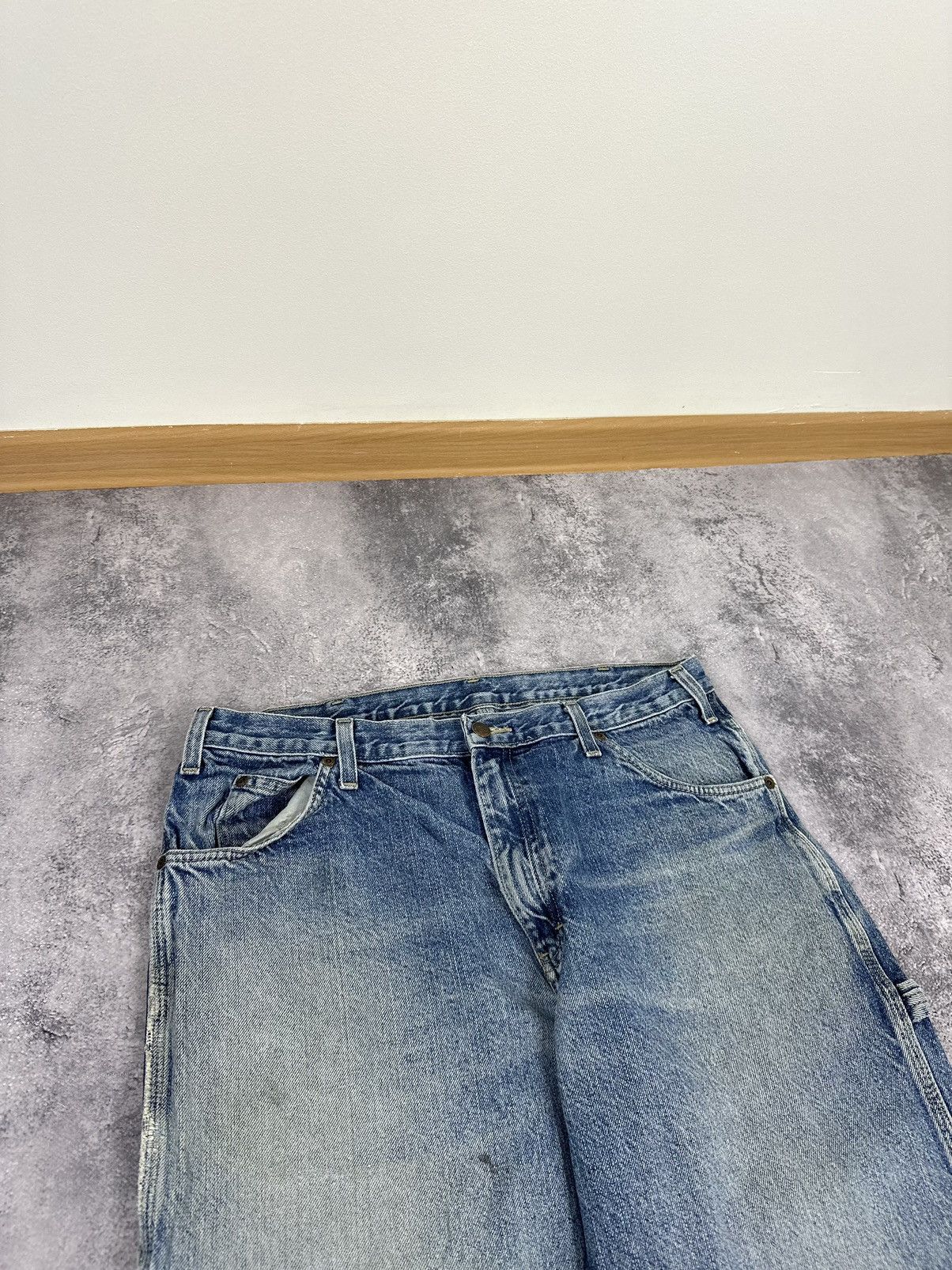 Dickies Vintage Dickies USA Baggy Light Blue Denim Carpenter Pants Size US 34 / EU 50 - 13 Thumbnail