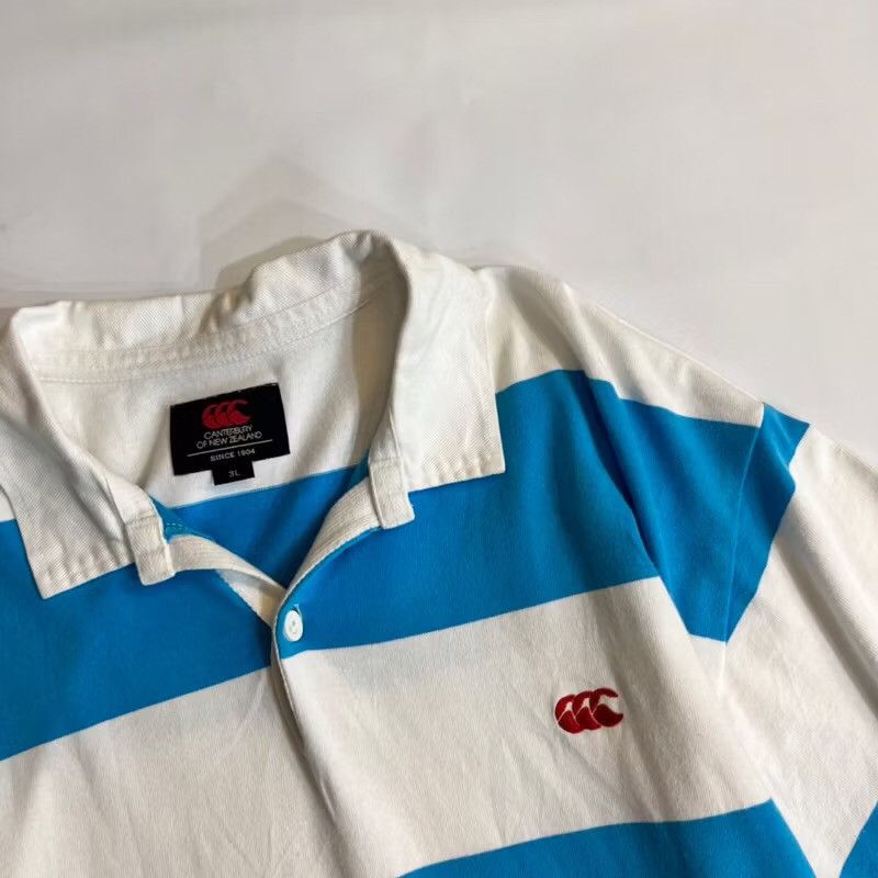 Canterbury of New Zealand × Vintage Canterbury of New Zealand Striped Polos Size US XL / EU 56 / 4 - 2 Thumbnail